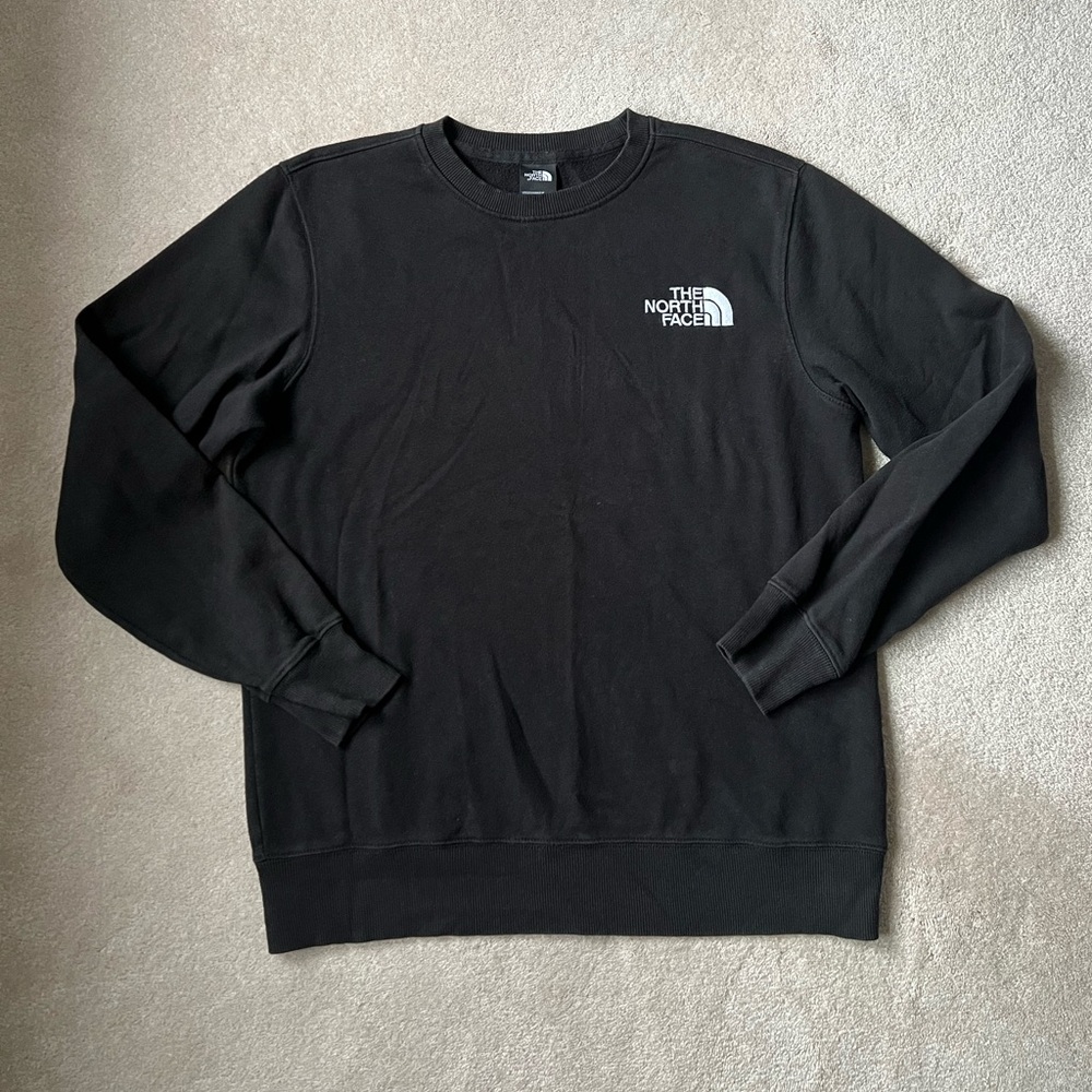 The North Face Crewneck Black Fleece Lined Sweater